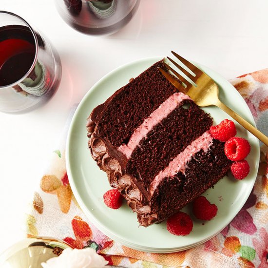 Red Wine Chocolate Cake