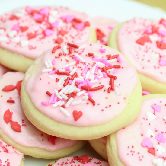 Valentine’s Day Soft Sugar Cookies