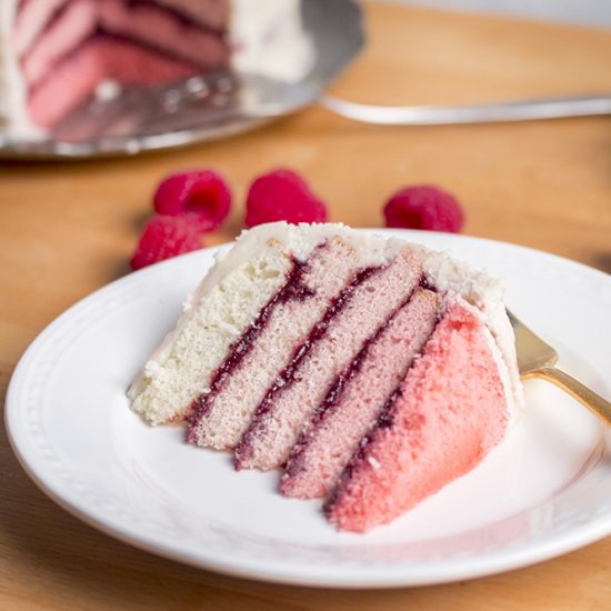 Pink Ombre Cake