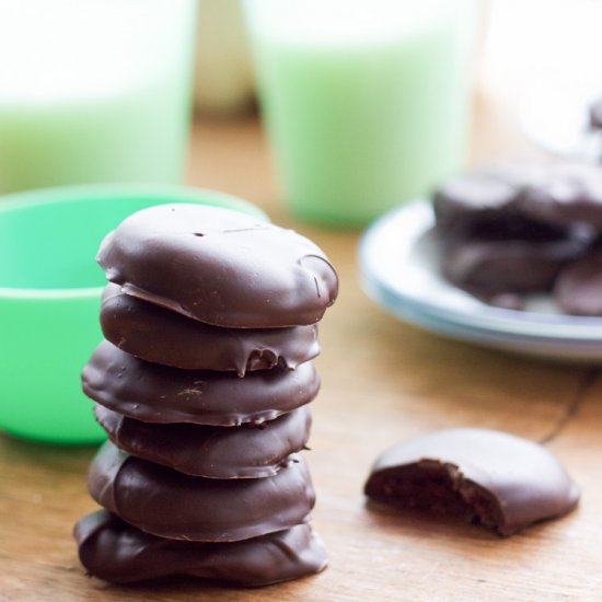 Gluten-Free Thin Mint Cookies