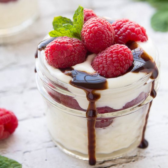 Raspberry Cheesecake Parfait