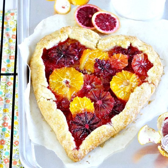 Blood Orange Tart