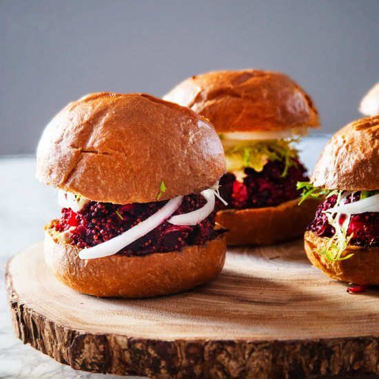 Red Beet & Quinoa Burger