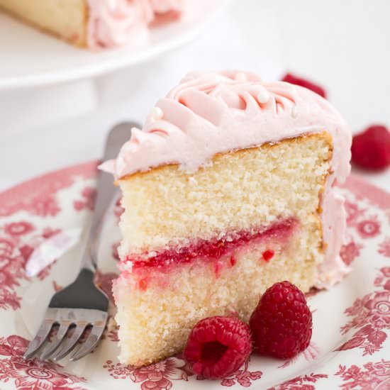 Raspberry Rose Cake