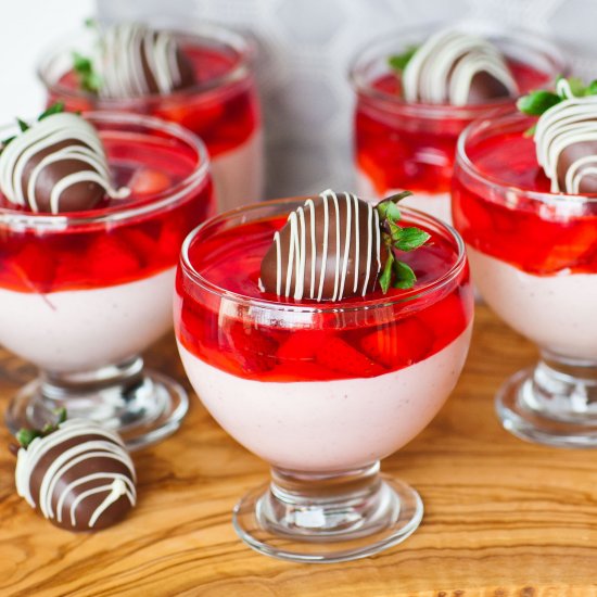 Strawberry Mousse Parfait