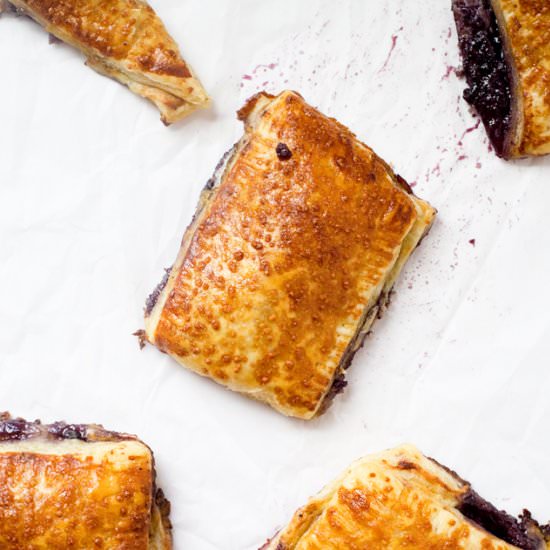 Blueberry Ricotta Turnovers