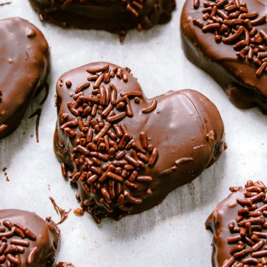 Oreo Truffle Hearts