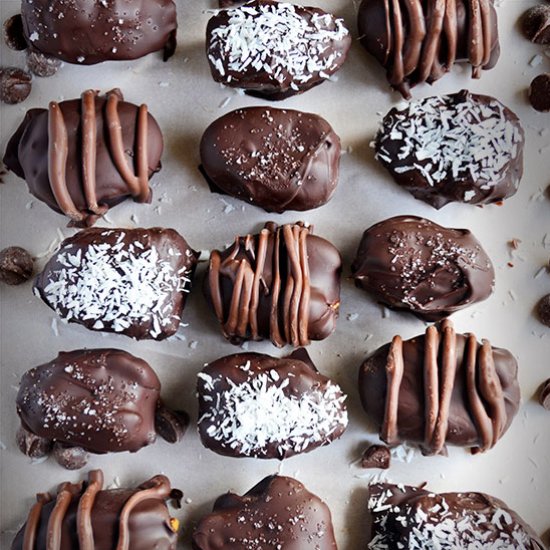 Chocolate Covered Dates 3 Ways!