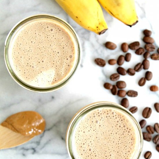 Banana Coffee Cashew Smoothie