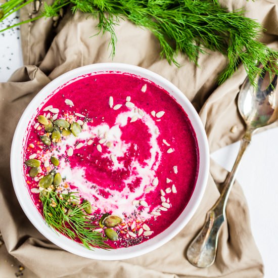 Beetroot and Coconut Soup