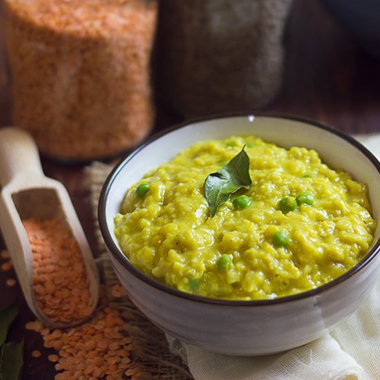 Red Lentils and Oats Porridge