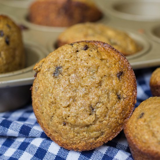 Banana Chocolate Chip Muffins