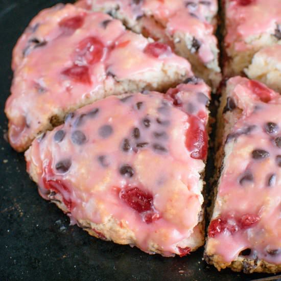 Cherry Chocolate Chip Scones