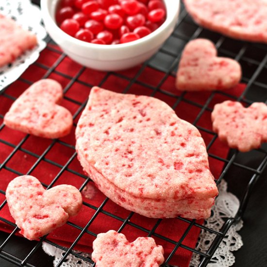 Red Hot Shortbread Cookies