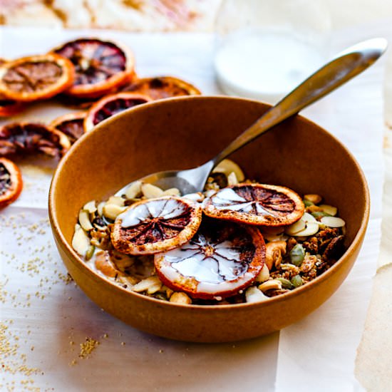 Sweetened Oven Dried Orange Slices