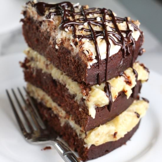 Samoa Layer Cake