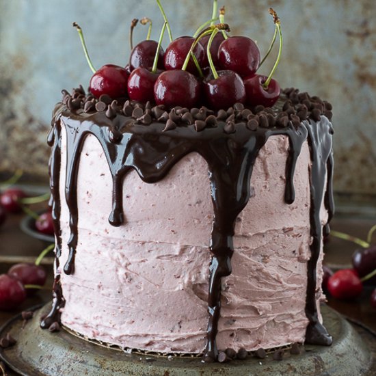 Fresh Cherry Cake