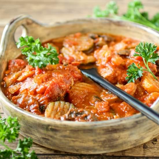 Slow Cooker Chicken Cacciatore