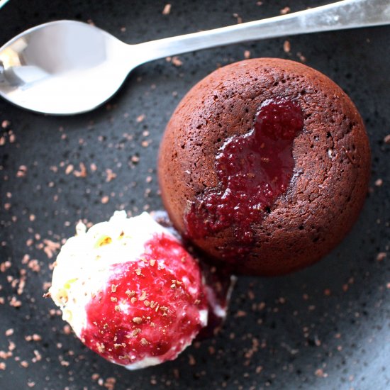 Black Forest Chocolate Fondants