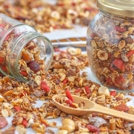 Super Healthy Homemade Granola