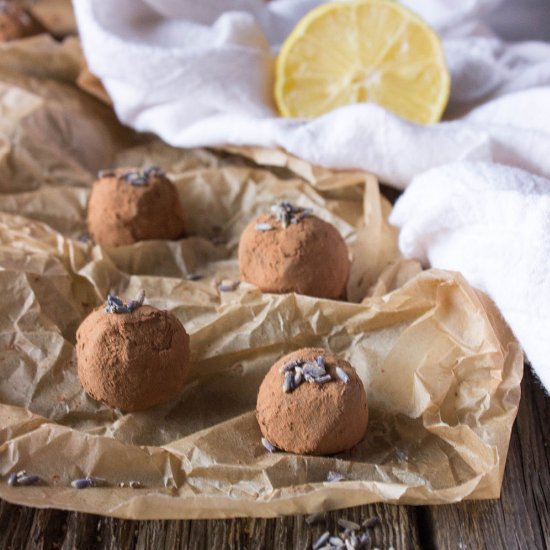 Lavender Lemon Truffles