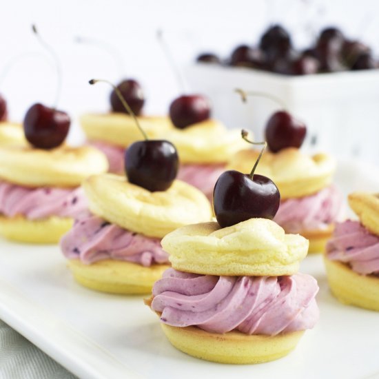 Grain-Free Cherry Profiteroles