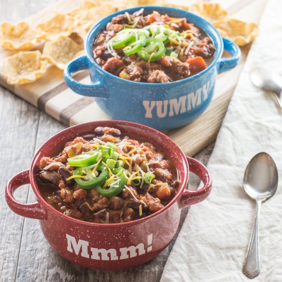 Slow Cooker Turkey Chili