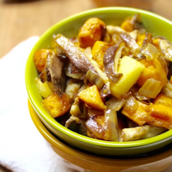 Sweet Potato, Onion & Apple Hash