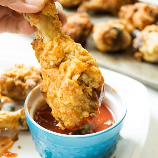 Large Batch of Tasty Fried Chicken