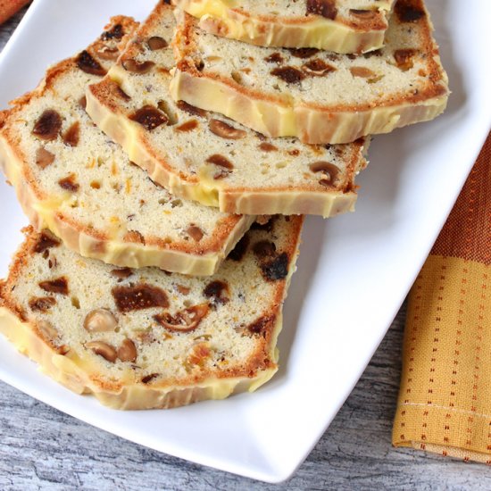 Fig, Anise and Hazelnut Tea Cake