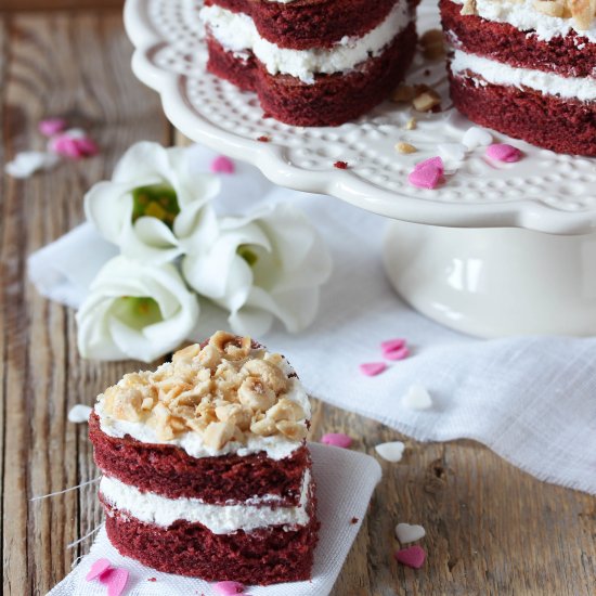 Italian Red Velvet Mini Cakes