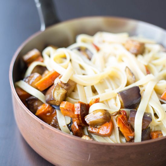 Balsamic Roasted Vegetable Pasta