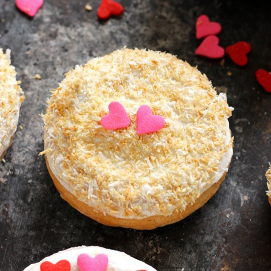 Toasted Coconut Doughnuts