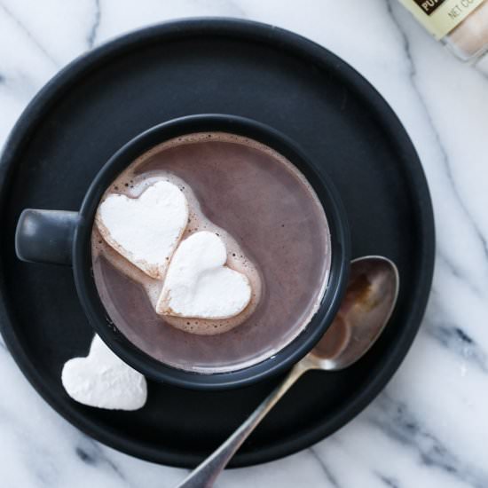 Salted Vanilla Hot Chocolate