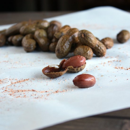 3 Ingredient Cajun Boiled Peanuts