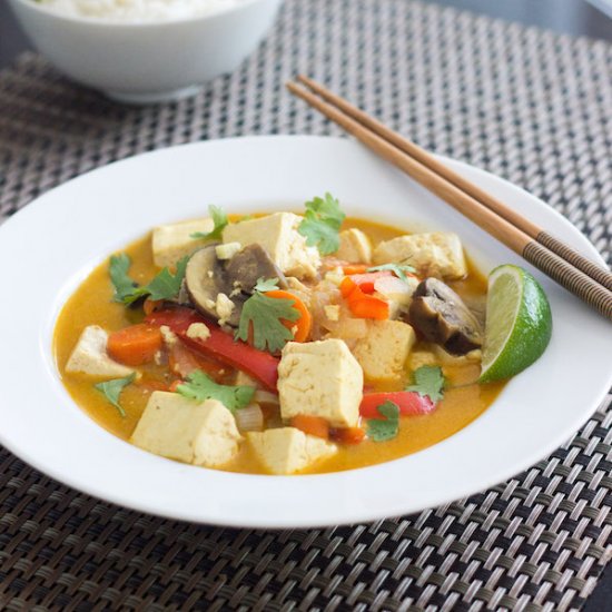 Yellow Thai Curry with Tofu