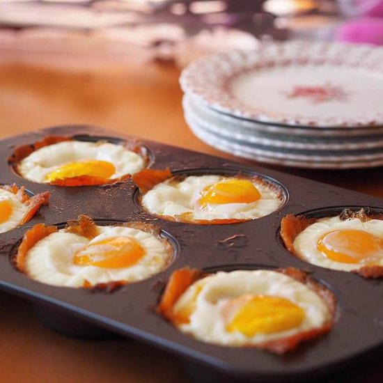 Smoked Salmon Egg Cups