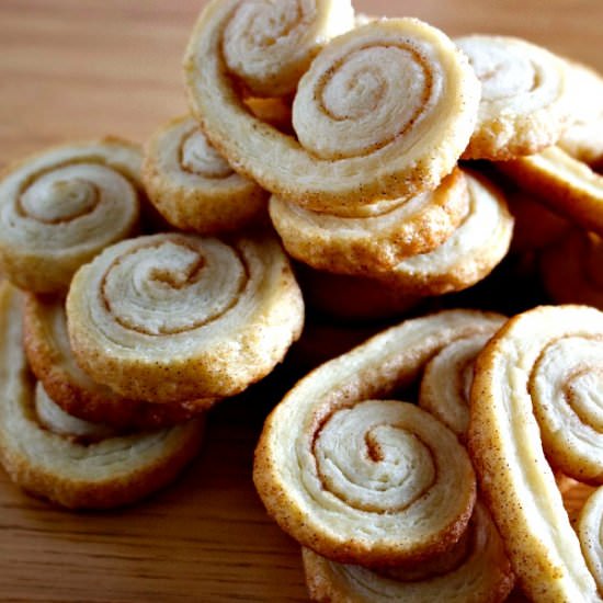 Mini Elephant Ear Cookies