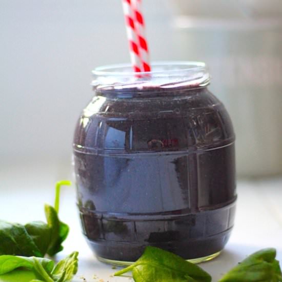 Blueberry Aloe Intestinal Smoothie