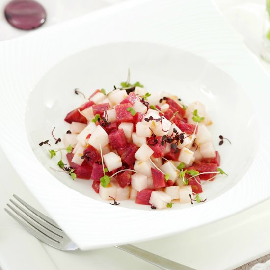 Red Daikon Radish Salad