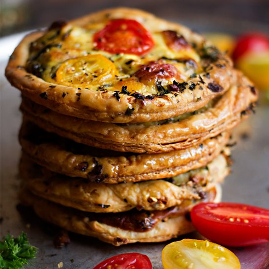 Herb and Nut Crusted Tartlets