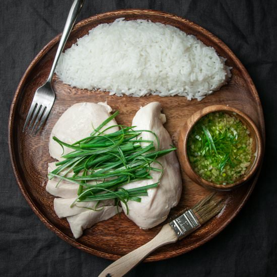 sous vide ginger scallion chicken