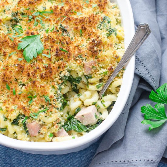 Southern Ham and Kale Hotdish