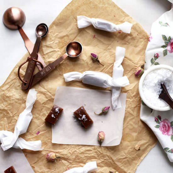 Rose Infused Caramels