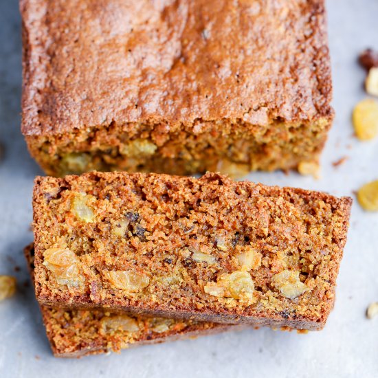 Paleo Carrot Bread