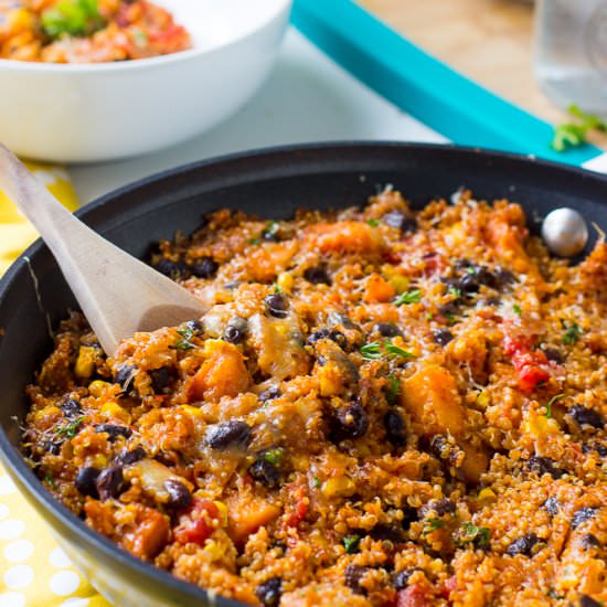 Quinoa Enchilada Skillet