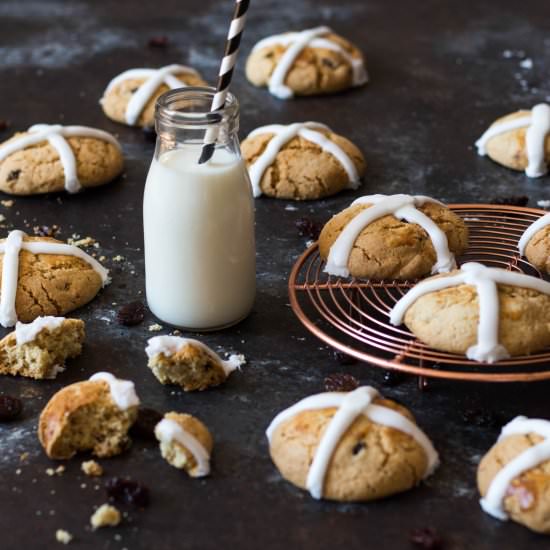 Hot Cross Cookies Gluten Free