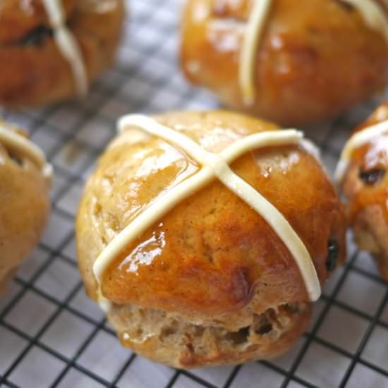 Gluten-free hot cross buns