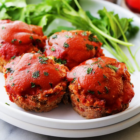 Quick Mini Meatloaves