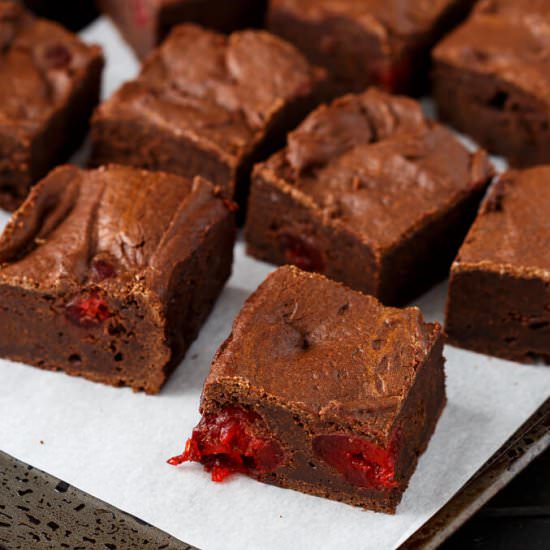 Chocolate Cherry Brownies